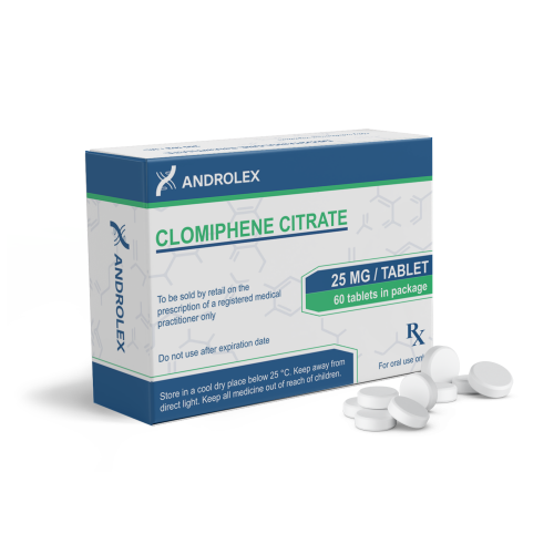 Clomiphene citrate 25 mg/tab